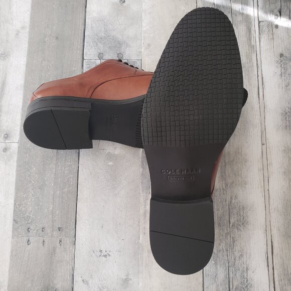 NWT - Cole Haan British Tan Men's Modern Essential Cap Toe Oxford Shoe – Size 13 - Picture 5 of 5